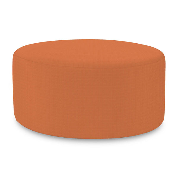 Howard Elliott Universal 36-inch Round Ottoman Cover - Durable Sunbrella Fabric For Stylish Outdoor Decor Upgrade Orange 100% Sunbrella Acrylic Qc132-297-howard-elliott