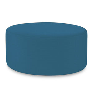 Howard Elliott Universal 36-inch Round Ottoman Cover - Durable Sunbrella Fabric For Stylish Outdoor Decor Upgrade Blue 100% Sunbrella Acrylic Qc132-298-howard-elliott
