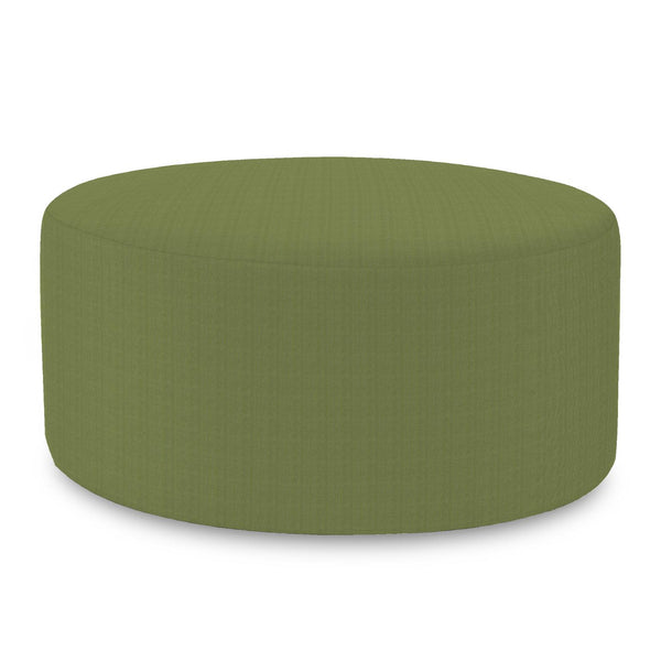Howard Elliott Universal 36-inch Round Ottoman Cover - Durable Sunbrella Fabric For Stylish Outdoor Decor Upgrade Green 100% Sunbrella Acrylic Qc132-299-howard-elliott