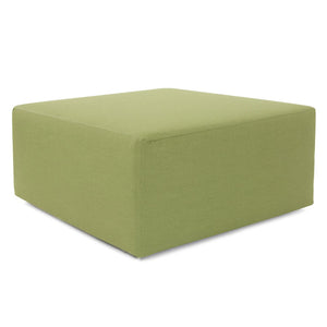 Howard Elliott Universal 36 Square Cover - Luxurious Faux Leather Slipcover For Stylish Ottoman Updates Today! Green 100% Sunbrella Acrylic Qc133-299-howard-elliott
