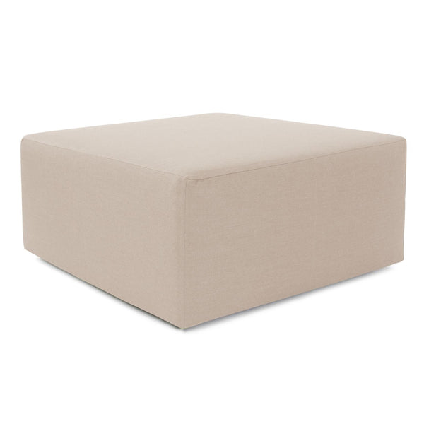 Howard Elliott Universal 36 Square Cover - Luxurious Faux Leather Slipcover For Stylish Ottoman Updates Today! Brown 100% Sunbrella Acrylic Qc133-463-howard-elliott