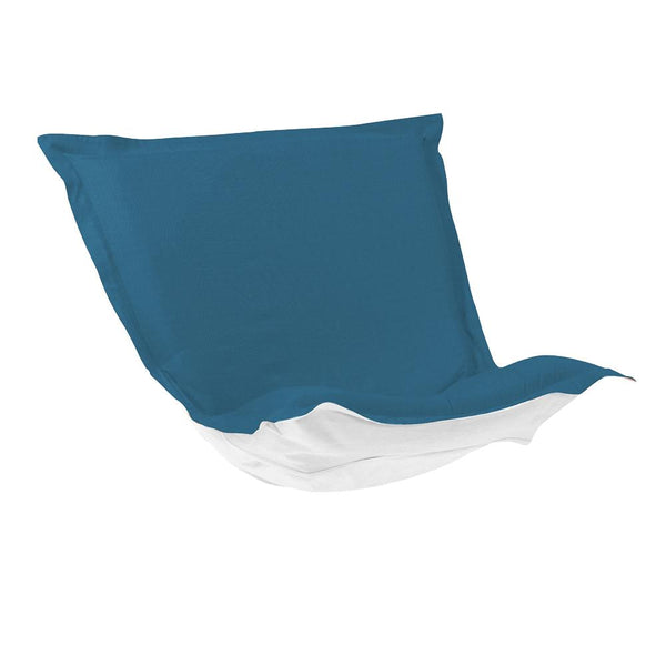 Howard Elliott Puff Chair Cover - Transform Your Space With Luxurious Faux Fur Slipcovers For Scroll & Rocker Frames Blue 100% Sunbrella Acrylic Qc300-298-howard-elliott