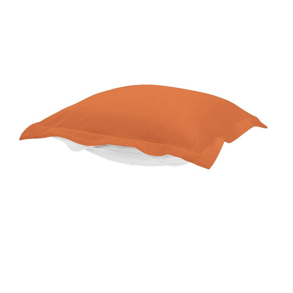 Howard Elliott Puff Ottoman Cover - Transform Your Furniture With Luxurious Faux Fur For A Chic Home Makeover! Orange 100% Sunbrella Acrylic Qc310-297-howard-elliott