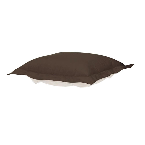 Howard Elliott Puff Ottoman Cover - Transform Your Furniture With Luxurious Faux Fur For A Chic Home Makeover! Brown 100% Sunbrella Acrylic Qc310-462-howard-elliott
