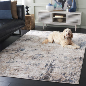 Safavieh Quincy Luxurious Modern Area Rug - Power Loomed Design For Chic Sophistication & Comfort Ivory ,Beige 50% Polyester,50% Polypropylene Qcy100a-9