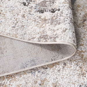 Safavieh Quincy Luxurious Modern Area Rug - Power Loomed Design For Chic Sophistication & Comfort Ivory ,Beige 50% Polyester,50% Polypropylene Qcy100a-9