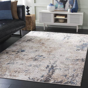 Safavieh Quincy Luxurious Modern Area Rug - Power Loomed Design For Chic Sophistication & Comfort Ivory ,Beige 50% Polyester,50% Polypropylene Qcy100a-9