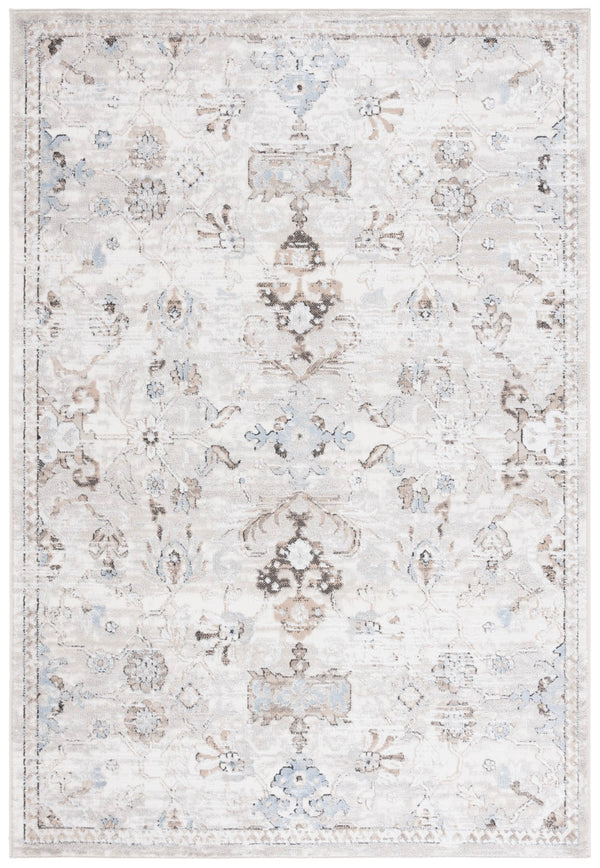 Safavieh Quincy Transitional Area Rug – Elegant Turkish Design, Durable & Plush For Cozy Living Spaces Ivory ,Beige 50% Polyester,50% Polypropylene Qcy102a-4