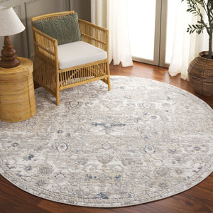 Safavieh Quincy Transitional Area Rug – Elegant Turkish Design, Durable & Plush For Cozy Living Spaces Ivory ,Beige 50% Polyester,50% Polypropylene Qcy102a-4