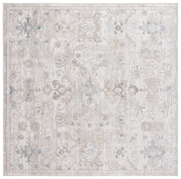 Safavieh Quincy Transitional Area Runner Rug - Elegant Power-loomed Design For Stylish Home Decor Upgrade Ivory ,Beige 50% Polyester,50% Polypropylene Qcy102a-7sq