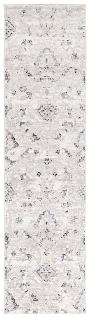 Safavieh Quincy Elegant Area Rug Runner - Transitional Design, Durable Power Loomed, Soft & Stylish Comfort Ivory ,Light Grey 50% Polyester,50% Polypropylene Qcy104a-28