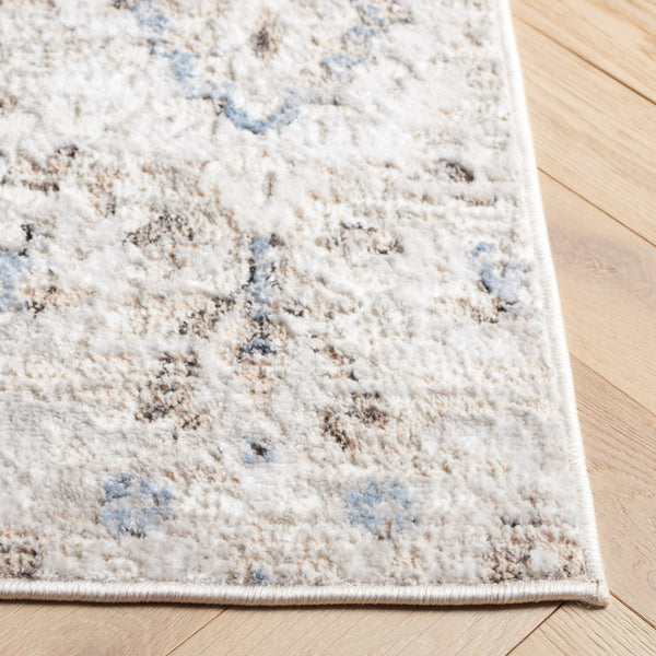 Safavieh Quincy Elegant Area Rug Runner - Transitional Design, Durable Power Loomed, Soft & Stylish Comfort Ivory ,Light Grey 50% Polyester,50% Polypropylene Qcy104a-5