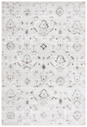 Safavieh Quincy Elegant Area Rug Runner - Transitional Design, Durable Power Loomed, Soft & Stylish Comfort Ivory ,Light Grey 50% Polyester,50% Polypropylene Qcy104a-5