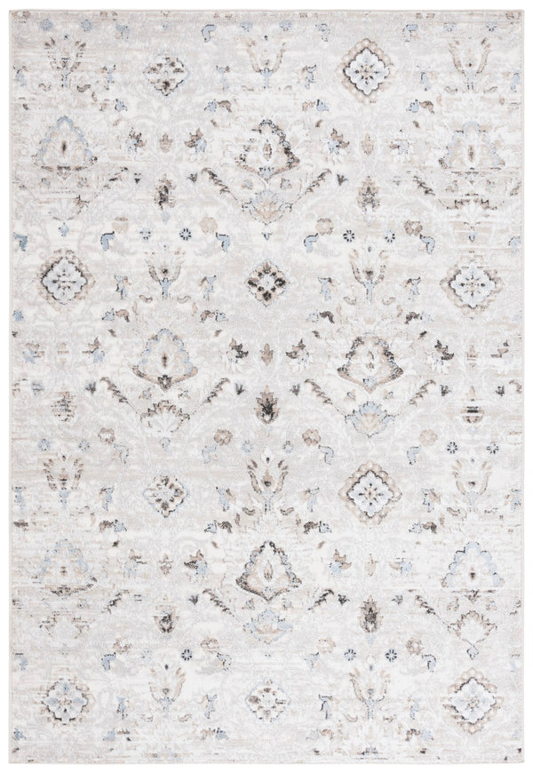 Safavieh Quincy Transitional Style Area Rug - Luxurious Turkish Craftsmanship In Elegant Color Palette Ivory ,Light Grey 50% Polyester,50% Polypropylene Qcy104a-4