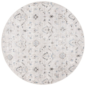 Safavieh Quincy Elegant Area Rug Runner - Transitional Design, Durable Power Loomed, Soft & Stylish Comfort Ivory ,Light Grey 50% Polyester,50% Polypropylene Qcy104a-7r