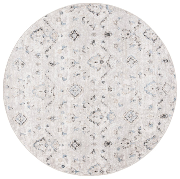 Safavieh Quincy Elegant Area Rug Runner - Transitional Design, Durable Power Loomed, Soft & Stylish Comfort Ivory ,Light Grey 50% Polyester,50% Polypropylene Qcy104a-7r