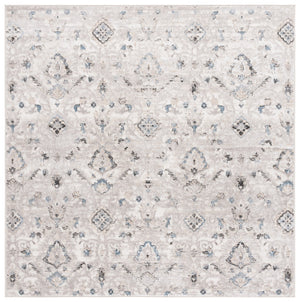 Safavieh Quincy Elegant Area Rug Runner - Transitional Design, Durable Power Loomed, Soft & Stylish Comfort Ivory ,Light Grey 50% Polyester,50% Polypropylene Qcy104a-7sq
