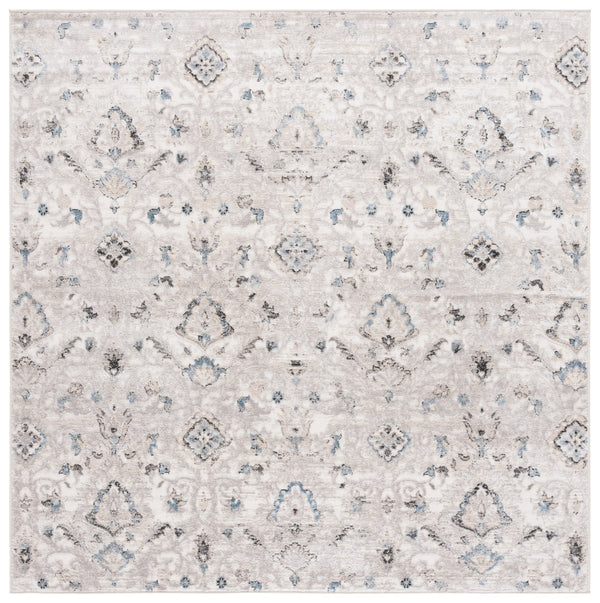Safavieh Quincy Elegant Area Rug Runner - Transitional Design, Durable Power Loomed, Soft & Stylish Comfort Ivory ,Light Grey 50% Polyester,50% Polypropylene Qcy104a-7sq