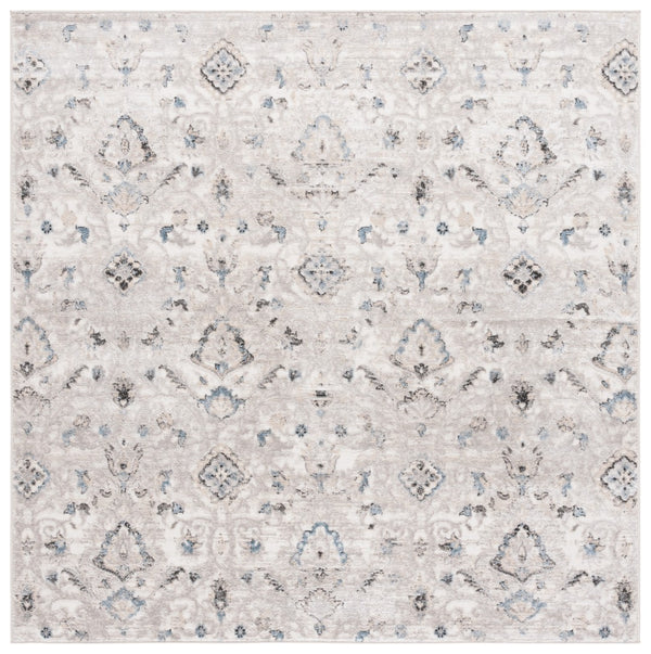 Safavieh Quincy Transitional Style Area Rug - Luxurious Turkish Craftsmanship In Elegant Color Palette Ivory ,Light Grey 50% Polyester,50% Polypropylene Qcy104a-4