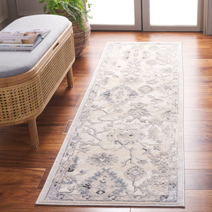 Safavieh Quincy Runner Area Rug - Luxurious Transitional Design For Hallways, Kitchens, And Stylish Spaces Ivory ,Beige 50% Polyester,50% Polypropylene Qcy106a-28