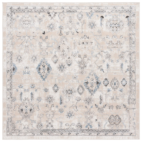 Safavieh Quincy Runner Area Rug - Luxurious Transitional Design For Hallways, Kitchens, And Stylish Spaces Ivory ,Beige 50% Polyester,50% Polypropylene Qcy106a-7sq