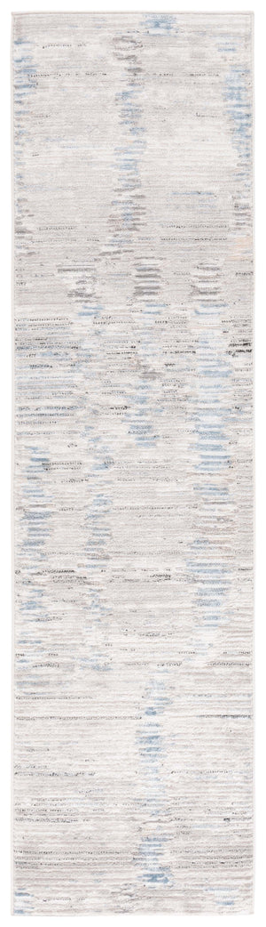 Safavieh Quincy Contemporary Runner Area Rug - Luxurious Softness & Durability For Elegant Home Spaces Ivory ,Light Grey 50% Polyester,50% Polypropylene Qcy108a-28