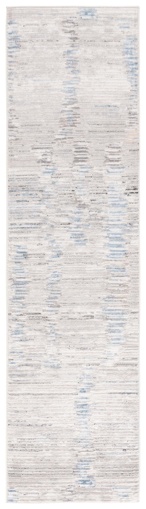 Safavieh Quincy Contemporary Runner Area Rug - Luxurious Softness & Durability For Elegant Home Spaces Ivory ,Light Grey 50% Polyester,50% Polypropylene Qcy108a-28