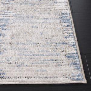 Safavieh Quincy Contemporary Runner Area Rug - Luxurious Softness & Durability For Elegant Home Spaces Ivory ,Light Grey 50% Polyester,50% Polypropylene Qcy108a-5