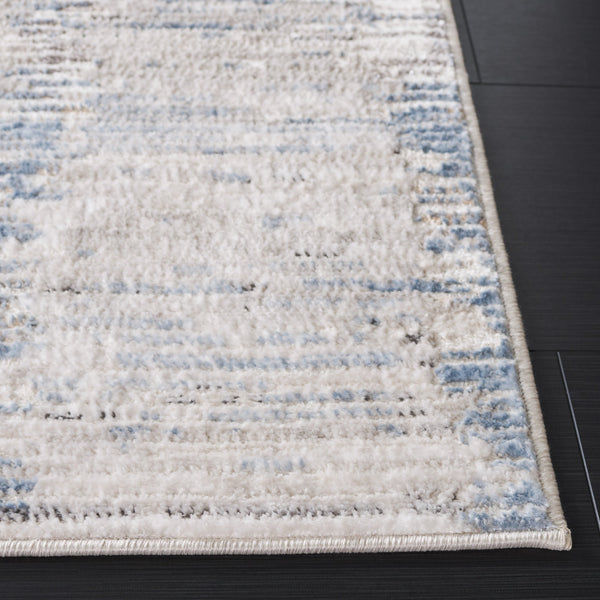 Safavieh Quincy Contemporary Runner Area Rug - Luxurious Softness & Durability For Elegant Home Spaces Ivory ,Light Grey 50% Polyester,50% Polypropylene Qcy108a-5