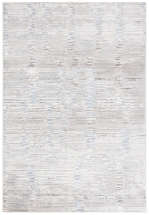 Safavieh Quincy Contemporary Runner Area Rug - Luxurious Softness & Durability For Elegant Home Spaces Ivory ,Light Grey 50% Polyester,50% Polypropylene Qcy108a-5