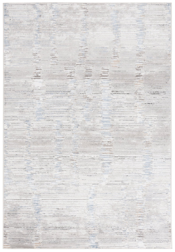 Safavieh Quincy Contemporary Runner Area Rug - Luxurious Softness & Durability For Elegant Home Spaces Ivory ,Light Grey 50% Polyester,50% Polypropylene Qcy108a-5