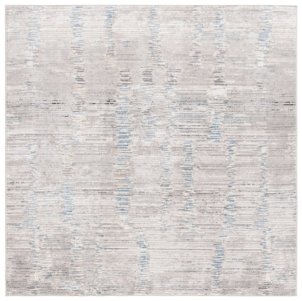 Safavieh Quincy Contemporary Runner Area Rug - Luxurious Softness & Durability For Elegant Home Spaces Ivory ,Light Grey 50% Polyester,50% Polypropylene Qcy108a-7sq
