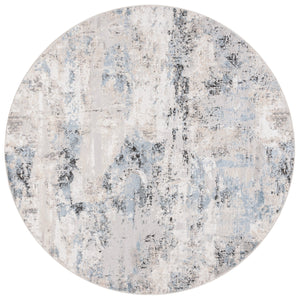Safavieh Quincy Modern Runner Area Rug - Chic Ivory And Blue Design For Elegant Home Décor And Comfort Ivory ,Blue 50% Polyester,50% Polypropylene Qcy110a-7r
