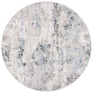 Safavieh Quincy Power Loomed Area Rug - Stunning Turkish Craftsmanship In Luxurious Modern Home Decor Ivory ,Blue 50% Polyester,50% Polypropylene Qcy110a-9