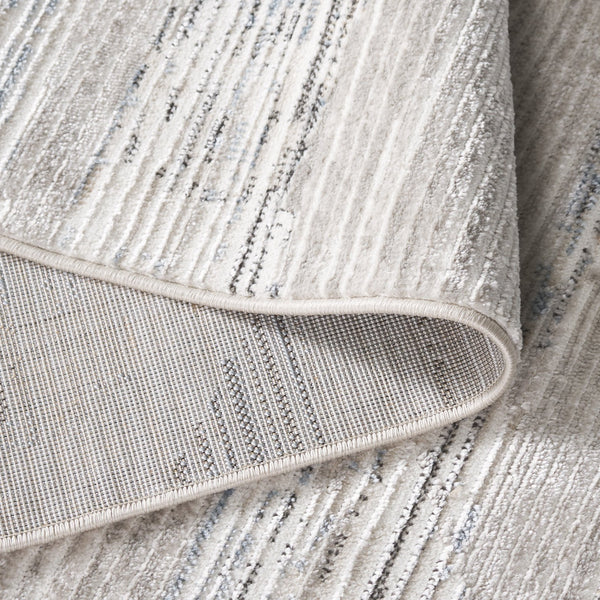Safavieh Quincy Elegant Modern Runner Rug – Luxurious Power Loomed Design For Hallways & Entryways, 8 Feet Long Ivory ,Beige 50% Polyester,50% Polypropylene Qcy112a-5
