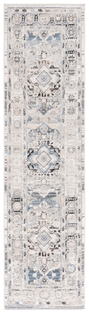 Safavieh Quincy Elegant Transitional Area Rug - Chic Blue And Ivory Design For Stylish Home Décor Upgrade Ivory ,Blue 50% Polyester,50% Polypropylene Qcy114a-4