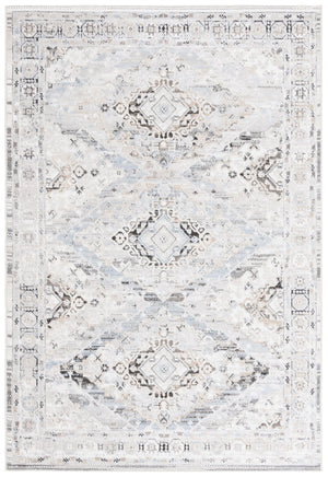 Safavieh Quincy Transitional Runner Area Rug – Elegant Power-loomed Design For Hallways And Narrow Spaces Ivory ,Blue 50% Polyester,50% Polypropylene Qcy114a-5