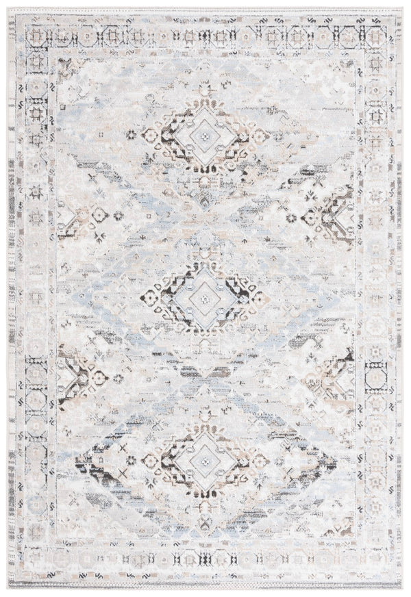 Safavieh Quincy Elegant Transitional Area Rug - Chic Blue And Ivory Design For Stylish Home Décor Upgrade Ivory ,Blue 50% Polyester,50% Polypropylene Qcy114a-4