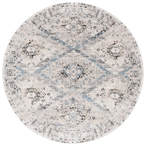 Safavieh Quincy Elegant Transitional Area Rug - Chic Blue And Ivory Design For Stylish Home Décor Upgrade Ivory ,Blue 50% Polyester,50% Polypropylene Qcy114a-4