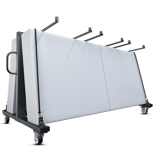 English Elm Hawkins Heavy Duty Mobile Cart for Folding Chairs & Tables - Secure, Durable, Easy to Maneuver QIN-FRCW45425-GG