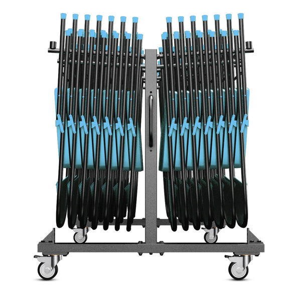 English Elm Hawkins Heavy Duty Mobile Cart for Folding Chairs & Tables - Secure, Durable, Easy to Maneuver QIN-FRCW45425-GG