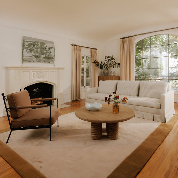 Moe's Home Vecchia Accent Chair - Timeless Italian Elegance With Hammered Metal Frame And Lattice Detail Orange Upholstery, 40% Recycled Polyester,55% Virgin Polyester,5% Acrylic,Hammered Iron Qn-1035-12