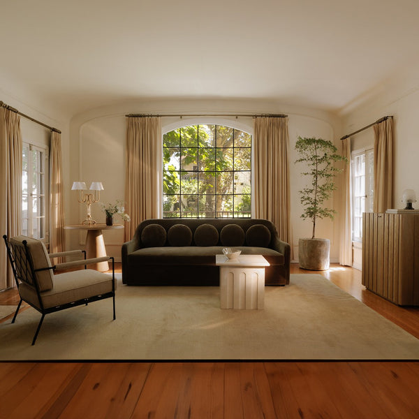 Moe's Home Vecchia Accent Chair - Timeless Italian Elegance With Hammered Metal Frame And Lattice Detail Beige Upholstery, 81% Polyester,14% Acrylic,5% Linen,Hammered Iron Qn-1035-34