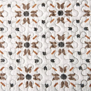 Hiend Accents Abbie Western Paisley Reversible Quilt Set - Cozy Comfort And Rustic Charm For Your Bedroom Retreat Gray Face, 100% Cotton. Back, 100% Cotton. Filling, 100% Polyester Qn2111-tw-gy