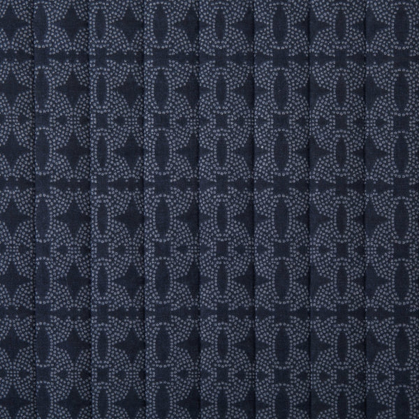 Hiend Accents Indigo Reversible Quilt Set - Elegant 3-piece Bedding Ensemble For A Cozy, Stylish Bedroom Retreat Blue Face And Back, 100% Cotton, Fill, 100% Polyester Qn2241-kg-oc