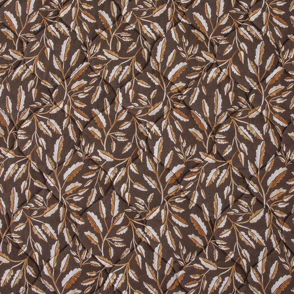 Hiend Accents Woodstock Reversible Quilt Set - Cozy Autumn Vibes With Exquisite Watercolor Motifs For Elegance White,Tan Face And Back, 100% Cotton,Fill, 100% Polyester Qn2246-tw-oc