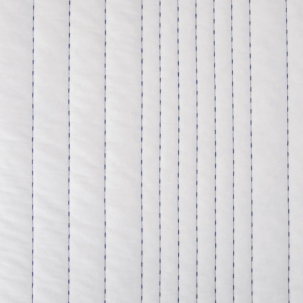 Hiend Accents Staccato Reversible Quilt Set - Transform Your Bedroom With Serene Watercolor Elegance Today! Blue,White Face And Back, 100% Cotton,Fill, 100% Polyester Qn2249-fq-oc