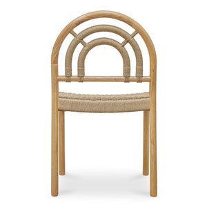 Moe's Home Avery Dining Chair Set Of 2 - Classic Cane-wrapped Design With Solid Oak And Paper Rope Elegance Natural Solid Oak,Paper Rope Qo-1001-24