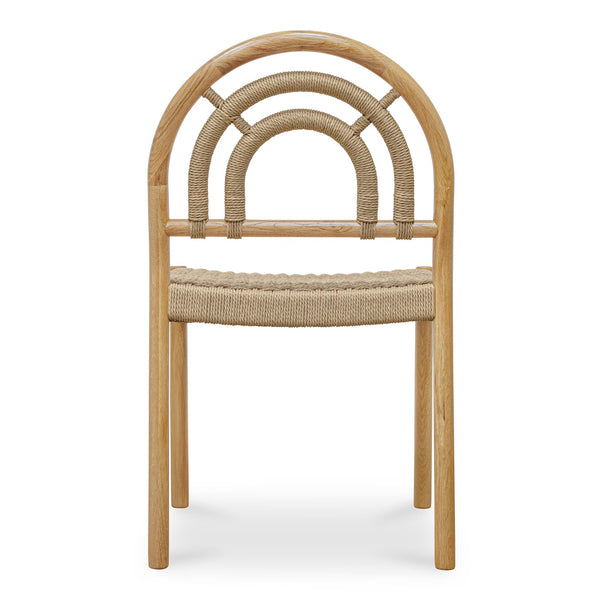 Moe's Home Avery Dining Chair Set Of 2 - Classic Cane-wrapped Design With Solid Oak And Paper Rope Elegance Natural Solid Oak,Paper Rope Qo-1001-24