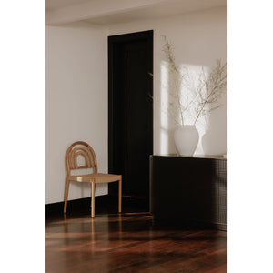 Moe's Home Avery Dining Chair Set Of 2 - Classic Cane-wrapped Design With Solid Oak And Paper Rope Elegance Natural Solid Oak,Paper Rope Qo-1001-24